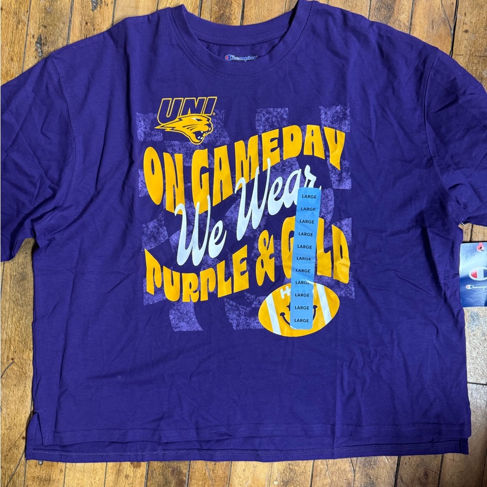 Champion Purple & Gold UNI Game Day Tee